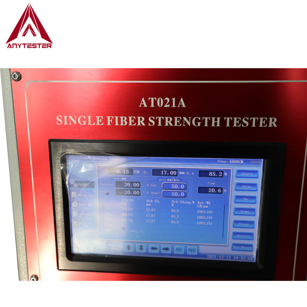 AT021 Single Fiber Strength Tester ASTM D3822