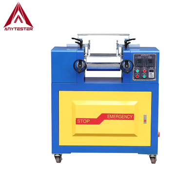 Lab Plastic Rubber Two Roll Mixing Mill from Anytester